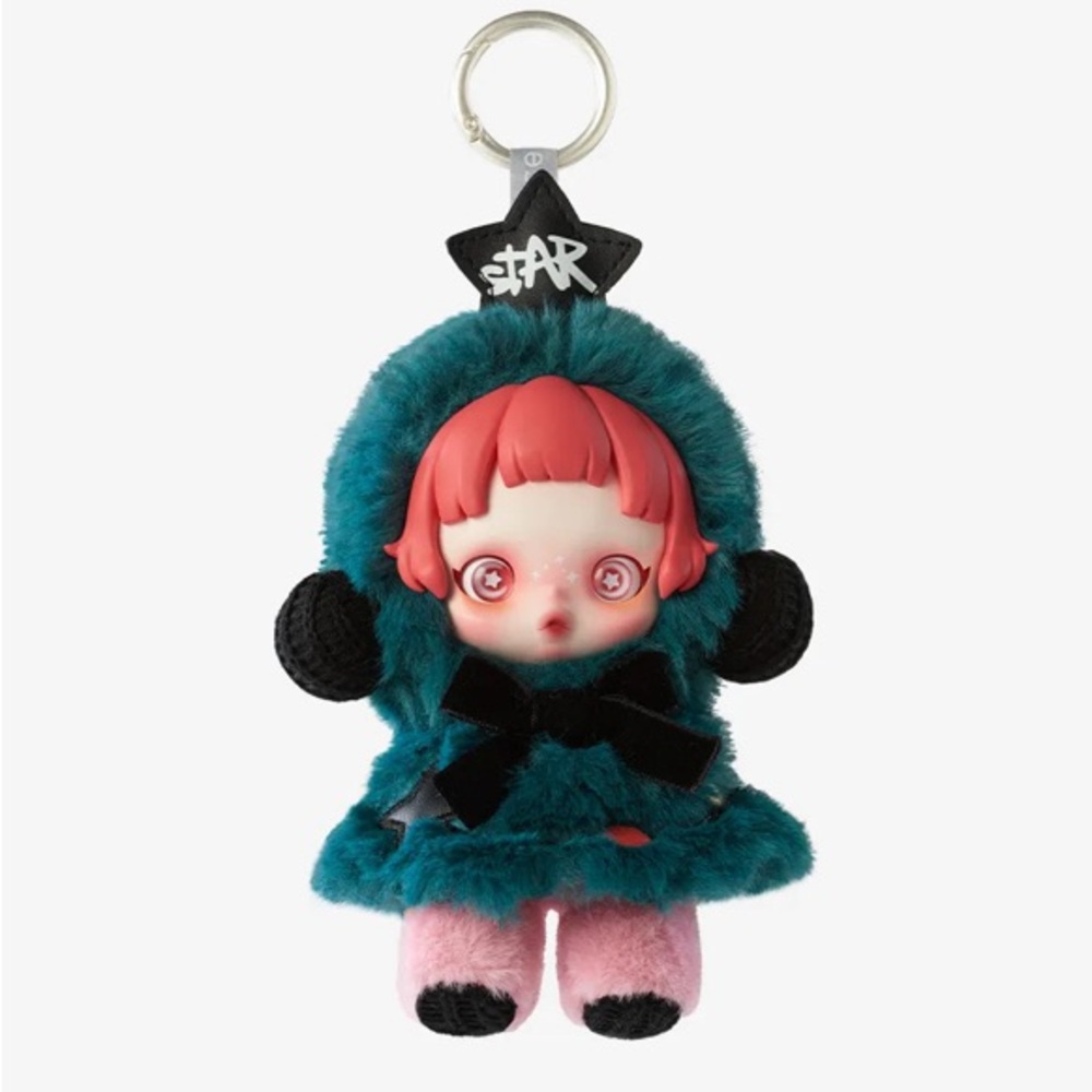 🎁Like New opened Authentic POP MART Skull Panda "Partita" Winter Symphony Plush